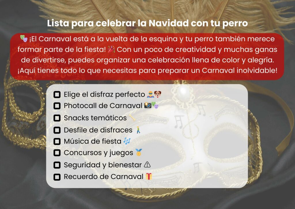 checklist para celebrar carnaval perruno