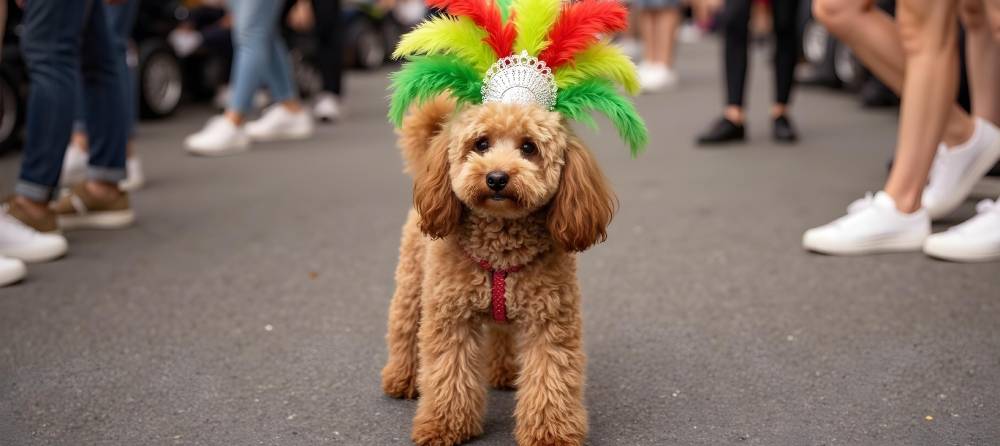 como hacer una corona de carnaval para perros