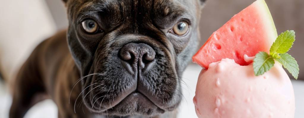 como hacer un helado casero para perros de sandia y menta