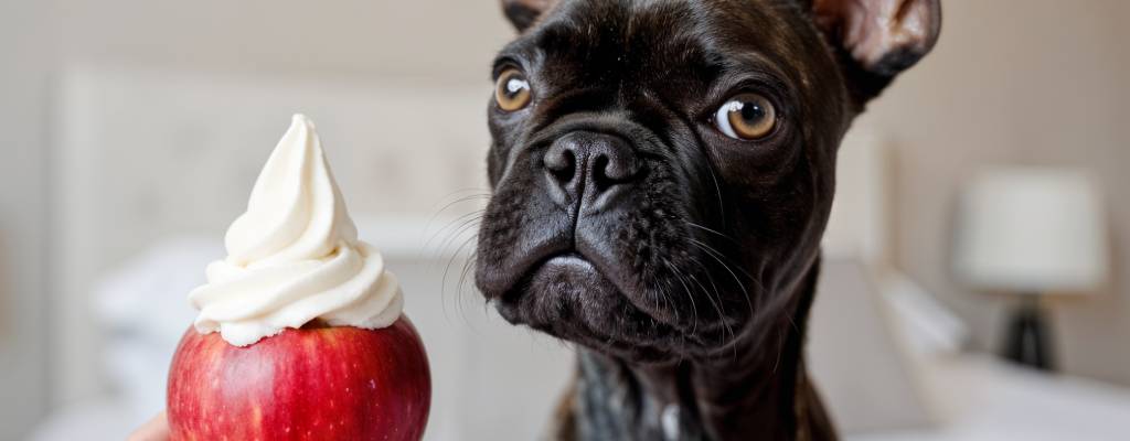 como hacer un helado casero para perros de manzana y yogur